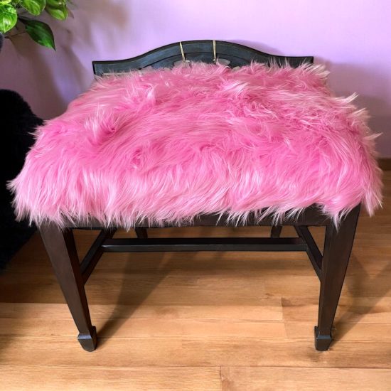 Pink and Posh Vanity Chair