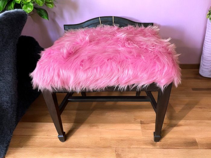 Pink and Posh Vanity Chair